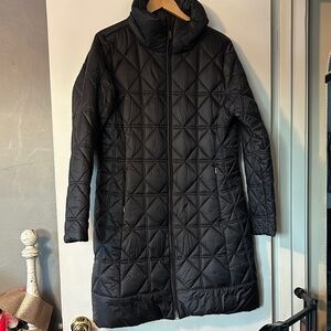 Patagonia Women's Black Puffer Knee Length Coat